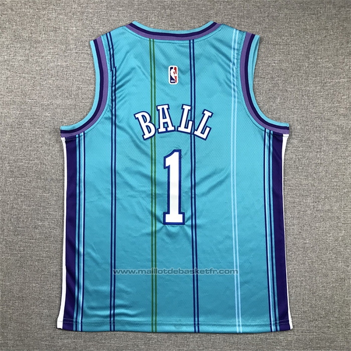 Maillot Enfant Charlotte Hornets LaMelo Ball #1 Classic 2023-24 Vert